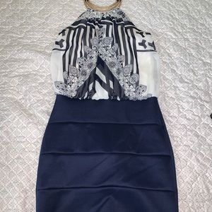 Navy blue dress